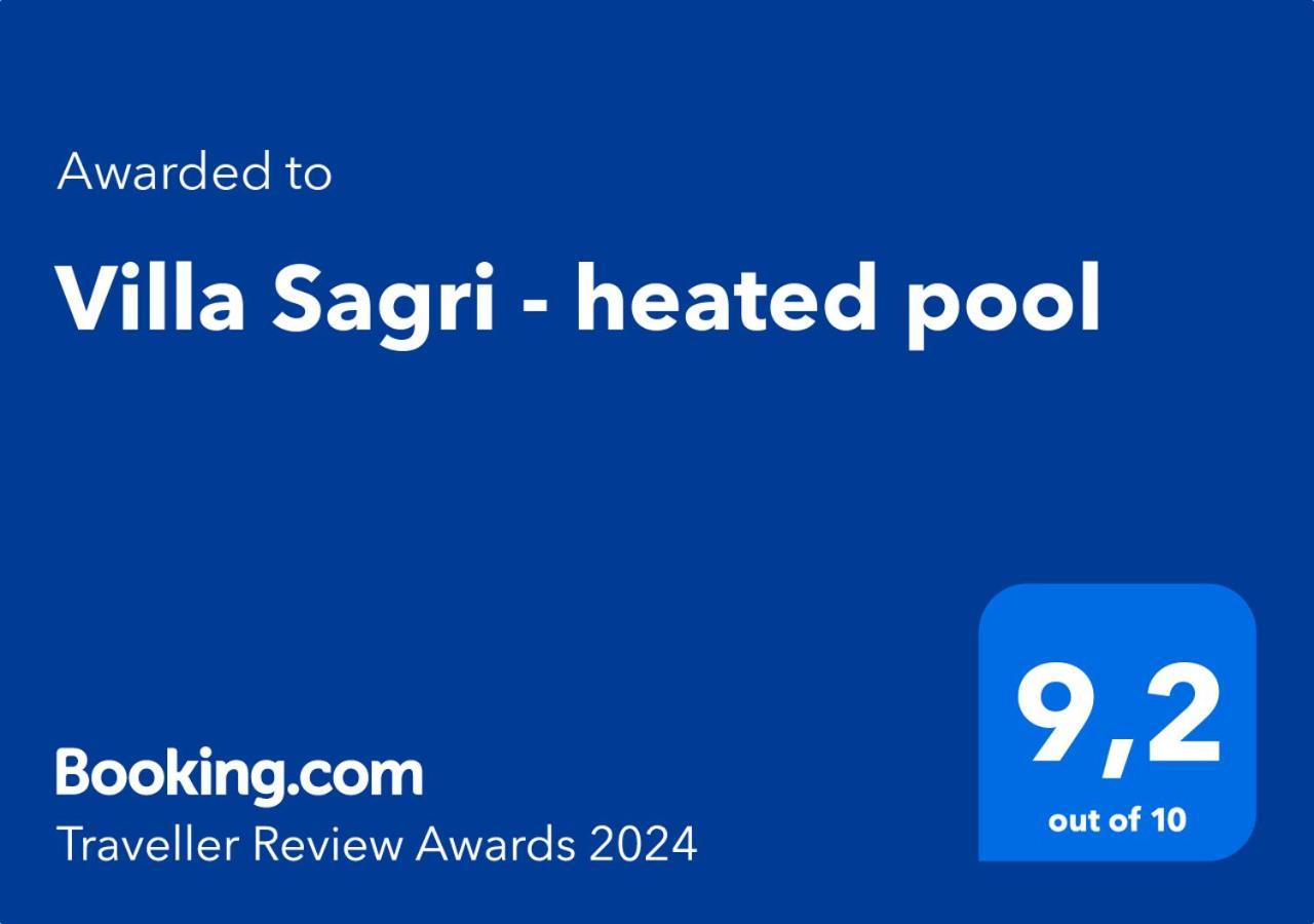 Villa Sagri - Heated Pool Zagrici Exterior photo